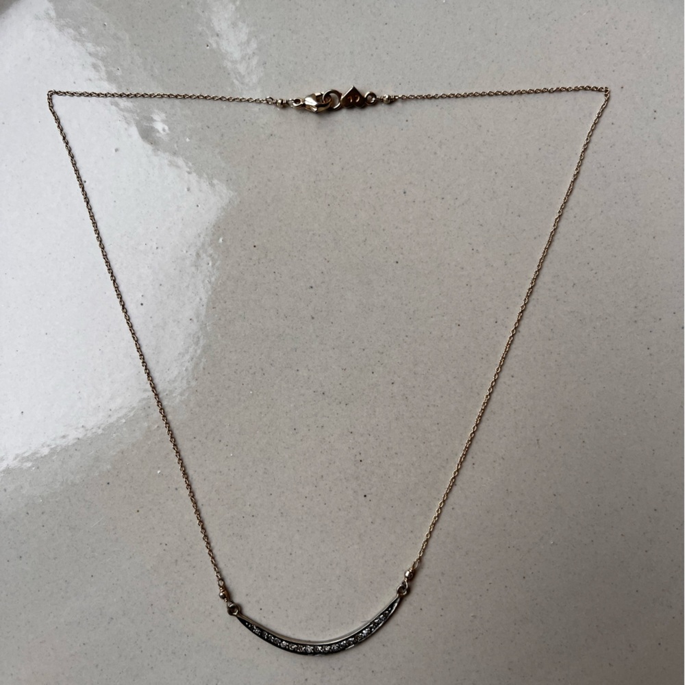 Chan Luu gold necklace with Diamond pendant